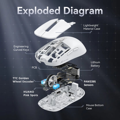 ATTACK SHARK X6 Wireless Gaming Mouse