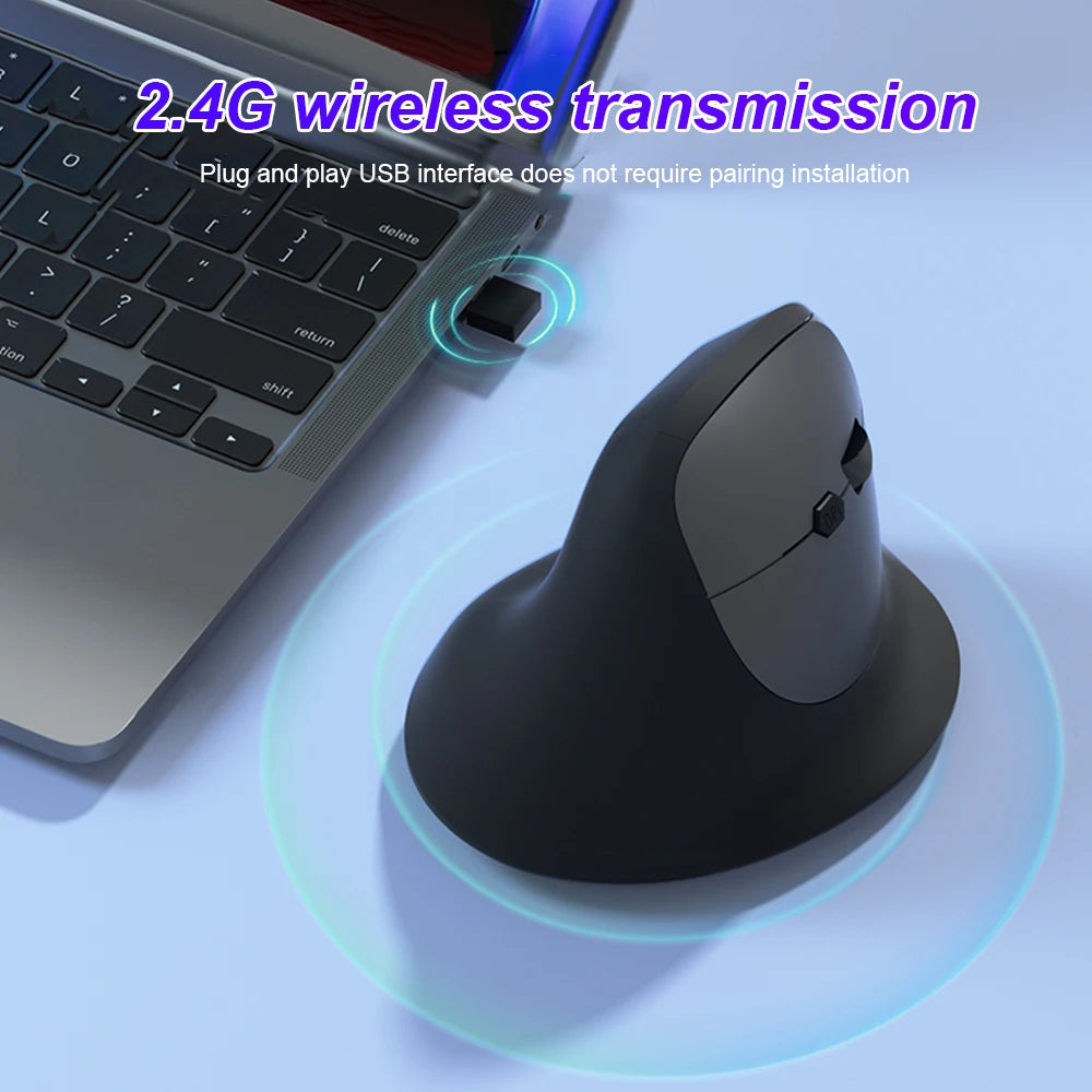 KEBIDUMEI Bluetooth 5.2 Vertical Wireless Mouse
