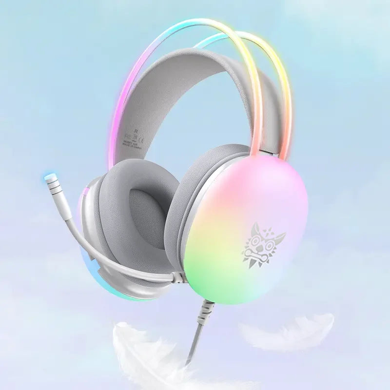 ONIKUMA RGB Gaming Headset, Mouse & Stand