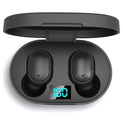Wireless Earphones Bluetooth 5.0 Headphones Waterproof Earbuds LED Display HD Stereo Bass Mic