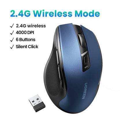 UGREEN Wireless Ergonomic Mouse