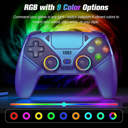 Wireless RGB Controller for PS5 & PC