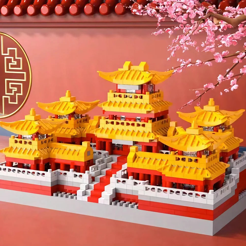 5186Pcs Chinese Architecture Mini Building Blocks Set for Adults - Educational Architectur