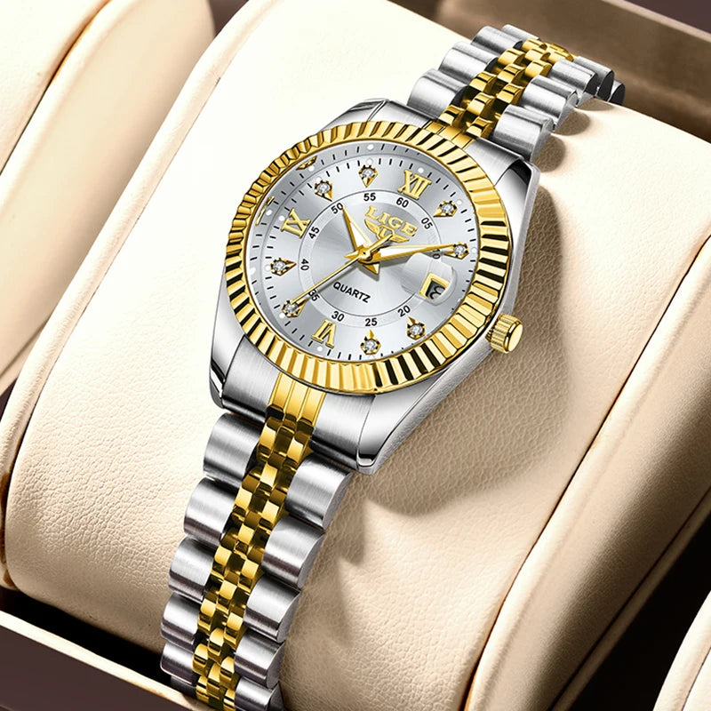 Elegant Women’s Luxury Bracelet Quartz Watch