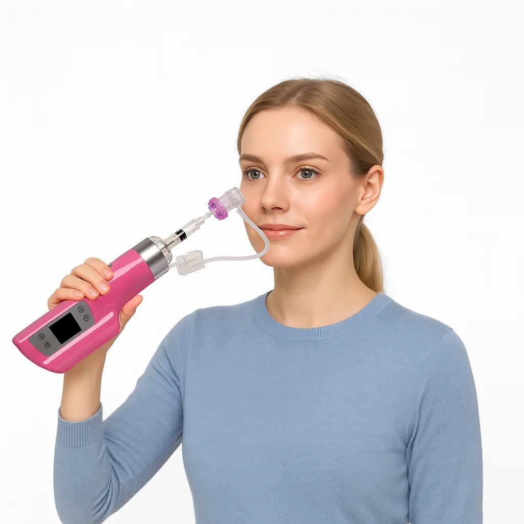 Vacuum Activated Hyaluronic Acid Beauty Gun Negative Pressure Moisturizing Microcrystal Pen Beauty Tool - Global Mix