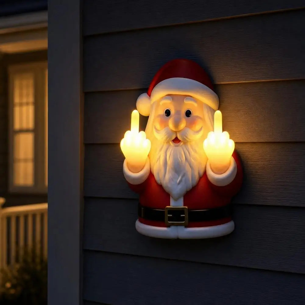 Funny Glowing Santa Christmas Night Light