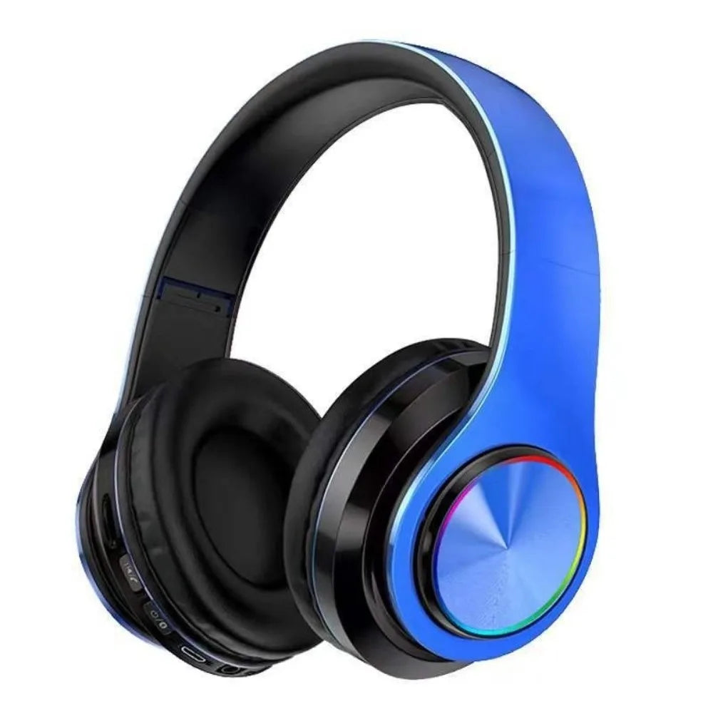RGB Wireless Bluetooth Headphones with Microphone