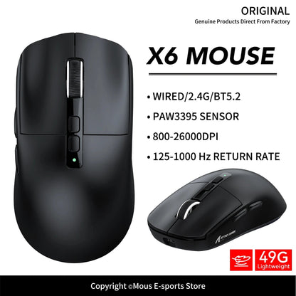 ATTACK SHARK X6 Wireless Gaming Mouse