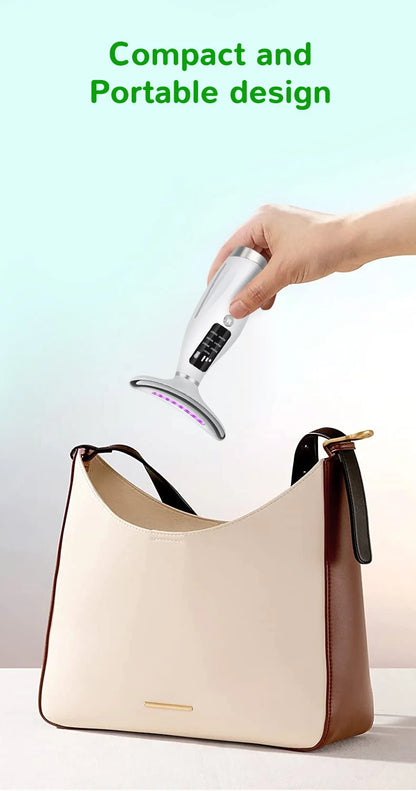 EMS Micro-current Neck Face Beauty Device 7 Color Facial Massager for Enhanced Face Neck and Shoulder Care with Vibrating - Global Mix