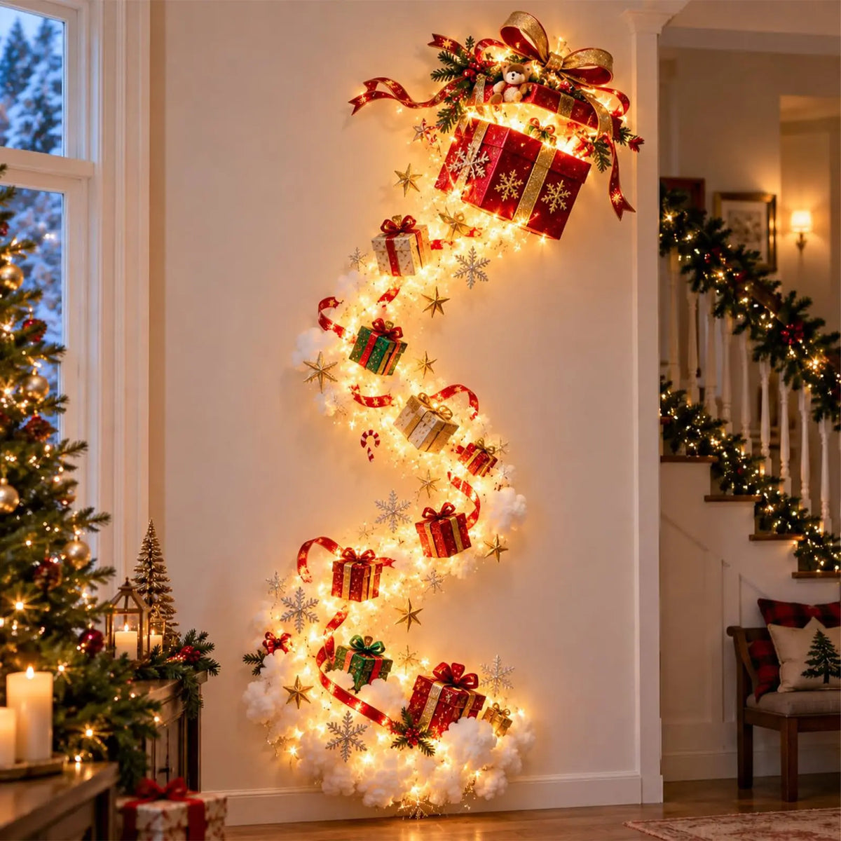 Christmas Magic Trail LED Wall Light — Global Mix holiday decor image 15