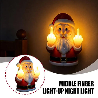 Funny Glowing Santa Christmas Night Light