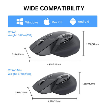 Rapoo MT760 Wireless Multi-Device Mouse