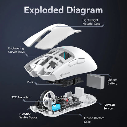 ATTACK SHARK X11 Wireless Gaming Mouse