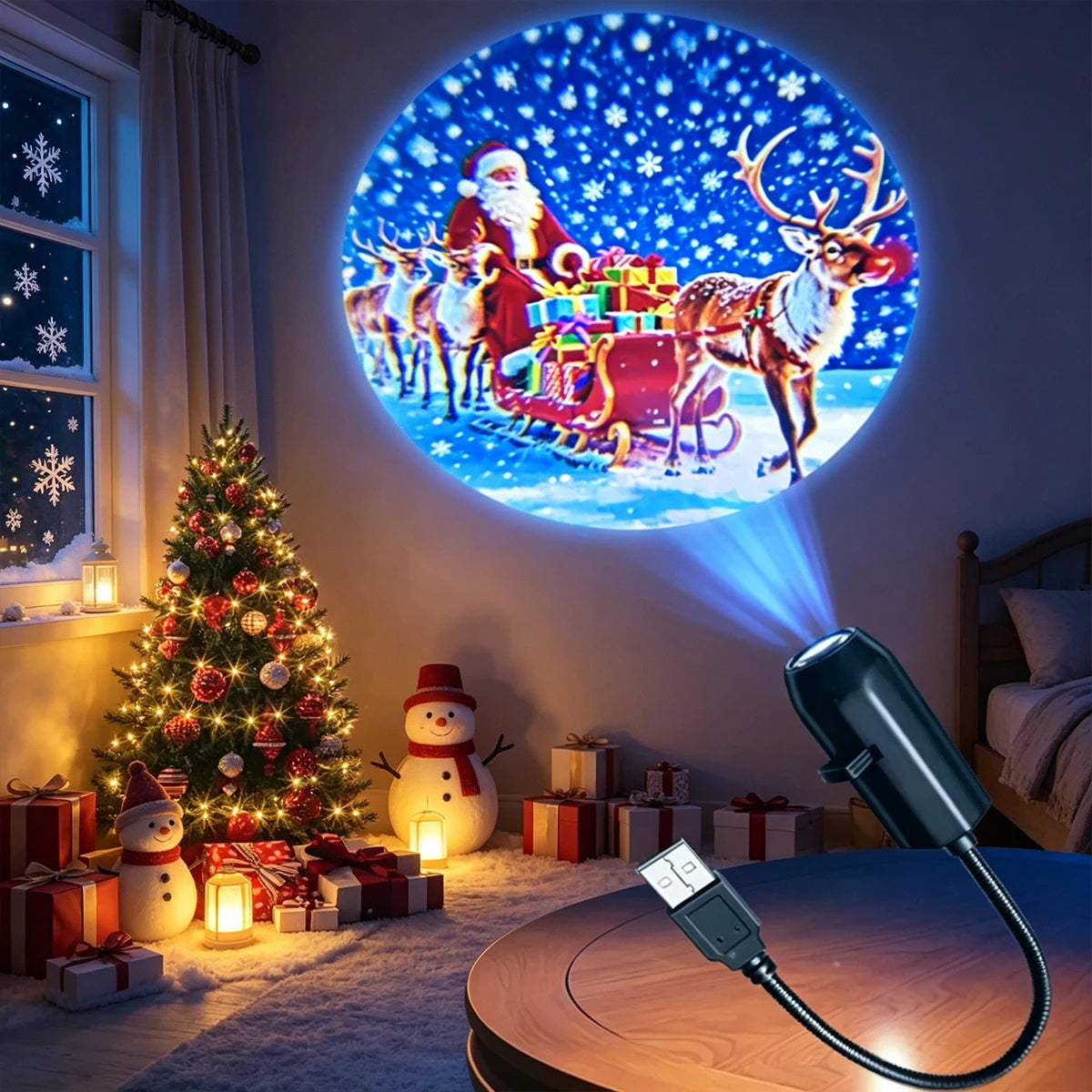 Christmas Holiday Projector Light