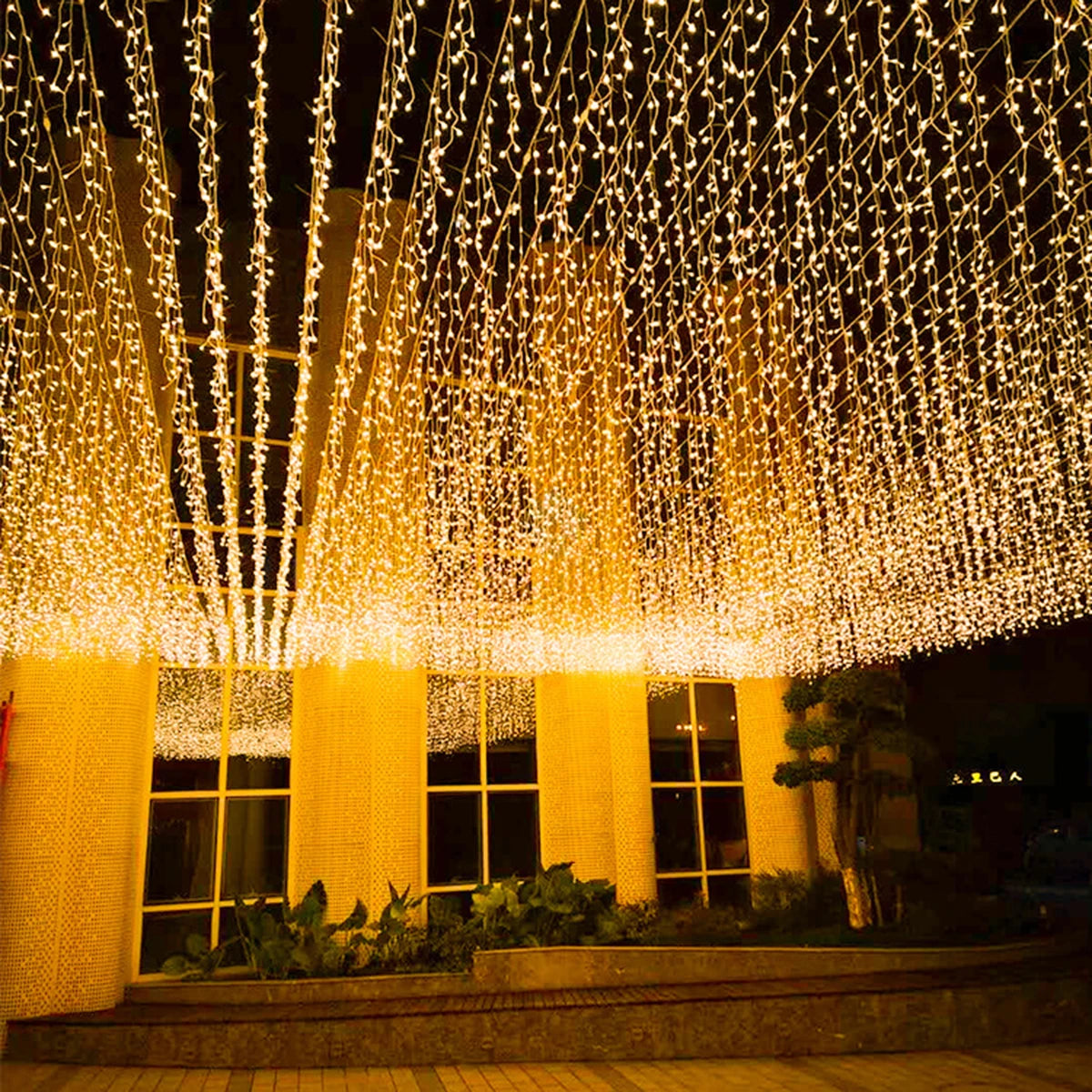 Christmas Icicle LED String Lights