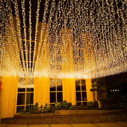 Christmas Icicle LED String Lights
