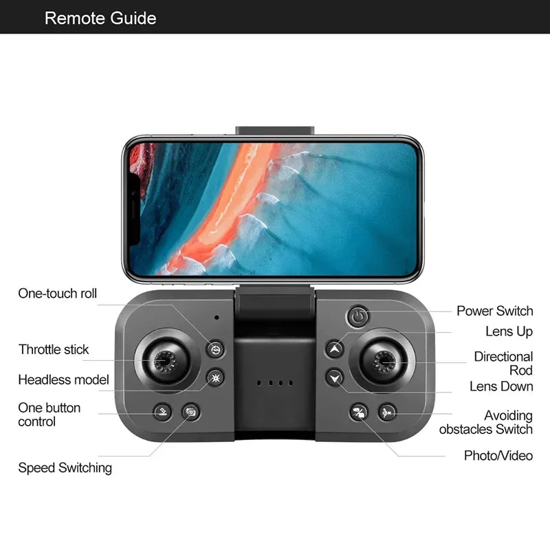 Drone 8K 5G GPS HD Aerial Photography Dual-Camera Omnidirectional Obstacle Brushless Avoidance Quadcopter