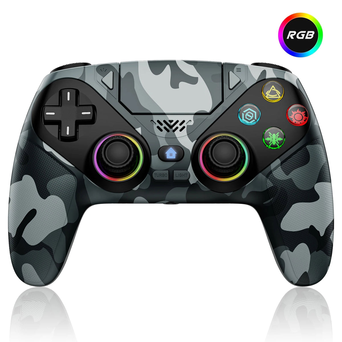 Wireless RGB Controller for PS5 & PC