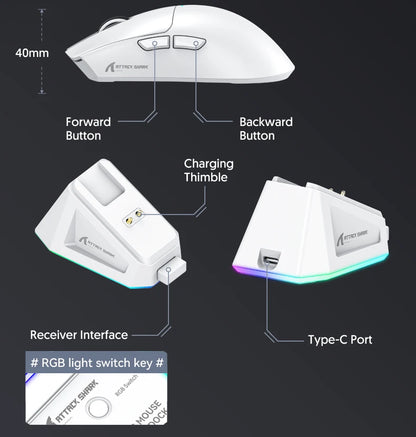 ATTACK SHARK X11 Wireless Gaming Mouse