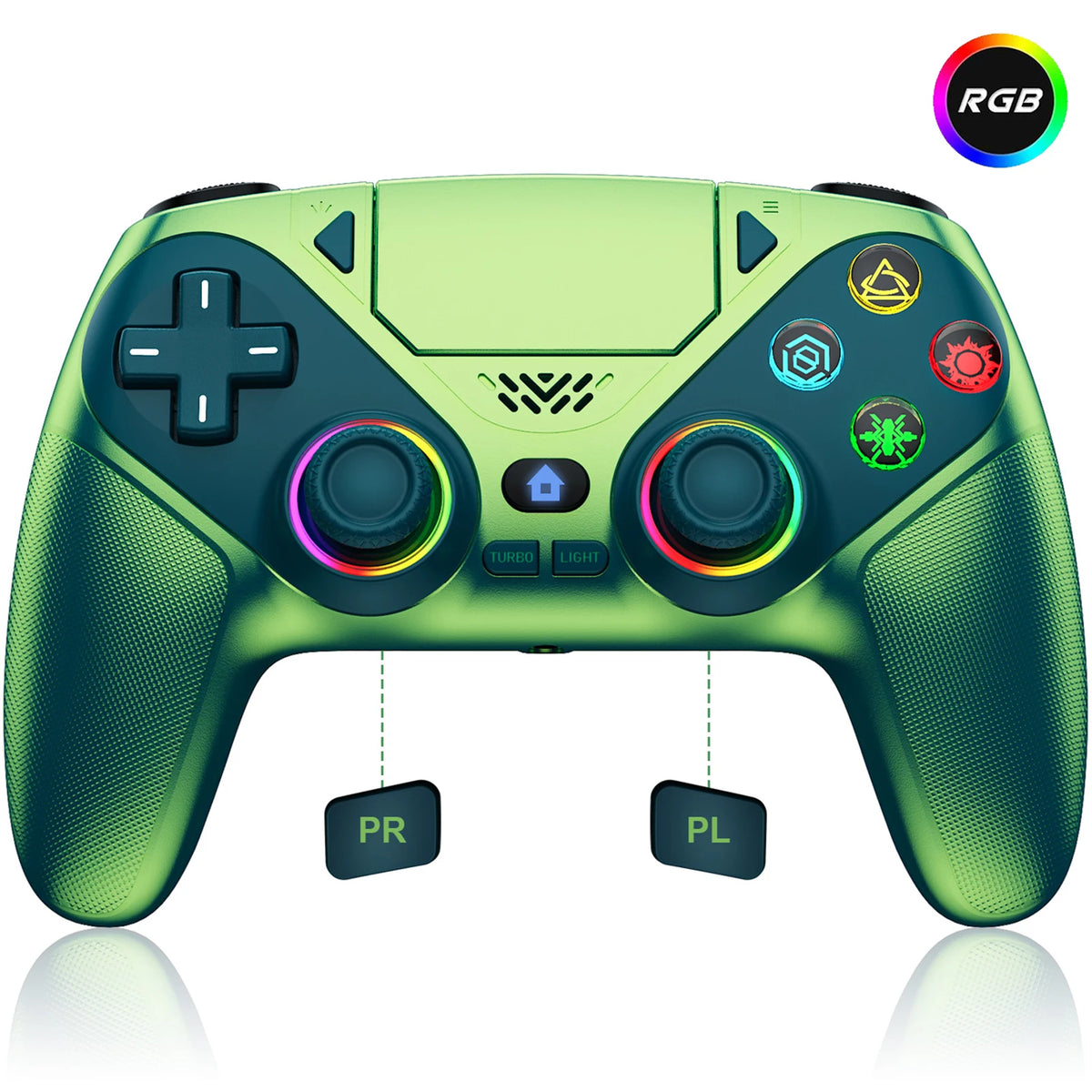 Wireless RGB Controller for PS5 & PC