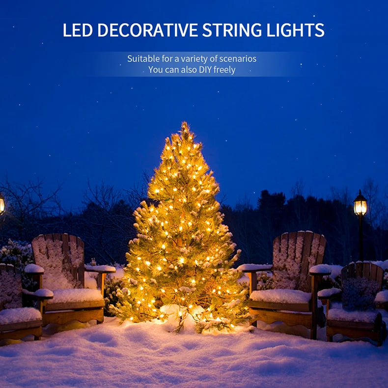 50M/100M Outdoor Christmas Fairy String Lights