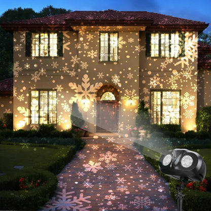 Outdoor Snowflake Christmas Projector Light