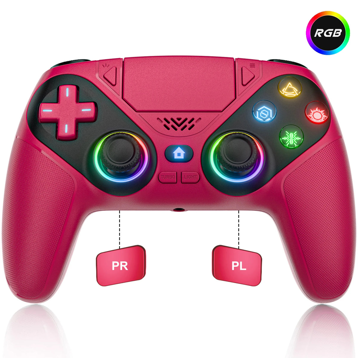 Wireless RGB Controller for PS5 & PC