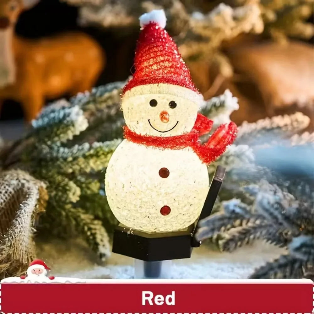 Solar Snowman LED Garden Light — Global Mix holiday decor image 16