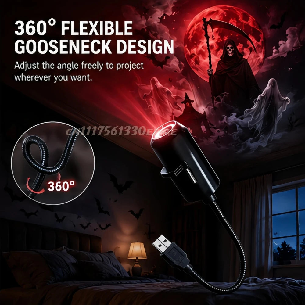 HD Rotating Christmas Projector Light