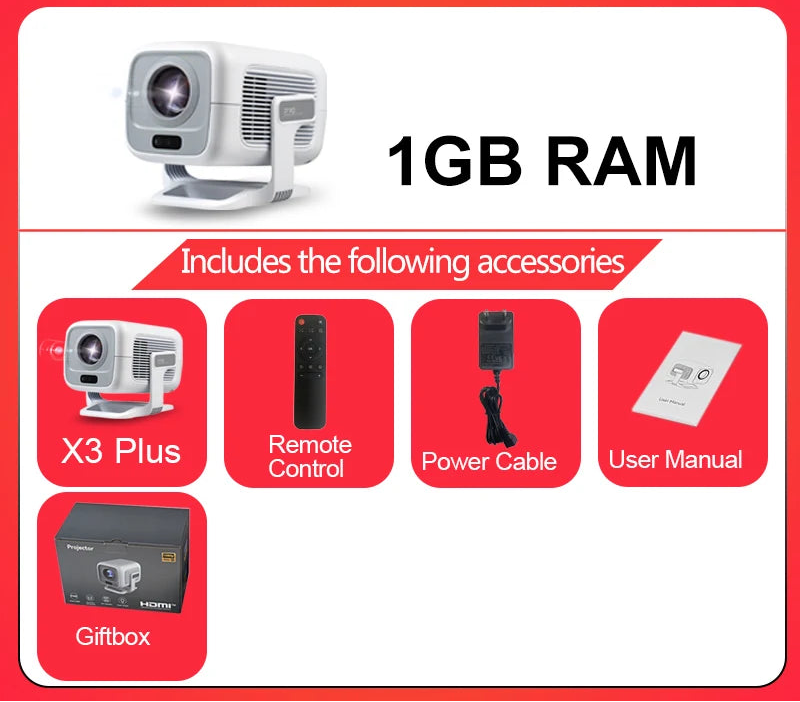 4K Projector Android Native Portable 1080P Auto Focus 600ANSI Video home Cinema Outdoor hd led Projetor