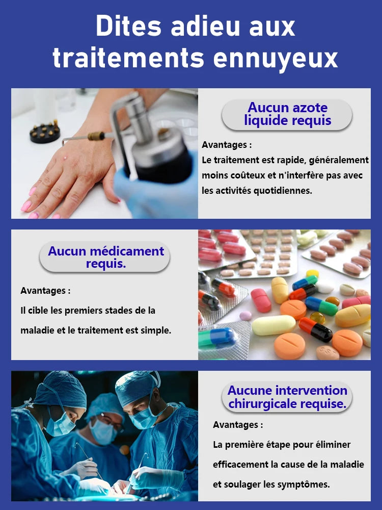 Blue light pen solve warts, hot sale wart care tools - Global Mix