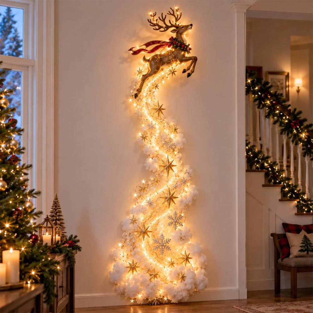 Christmas Magic Trail LED Wall Light — Global Mix holiday decor image 17