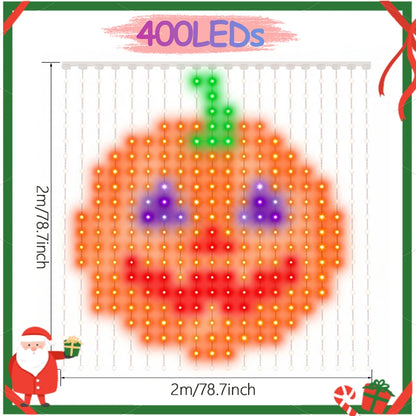RGBIC Smart Christmas Curtain Lights
