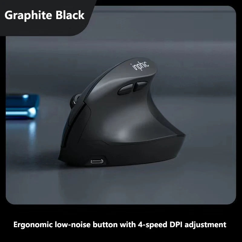 INPHIC X9 Pro Wireless Vertical Ergonomic Mouse