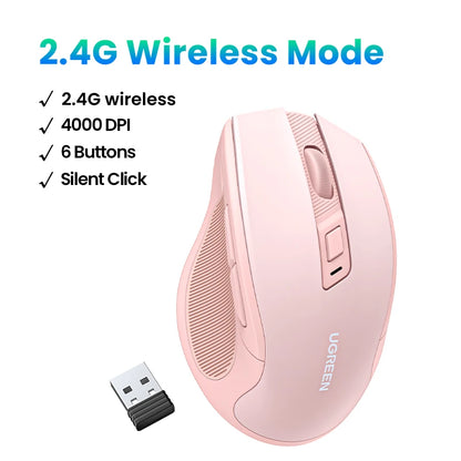 UGREEN Wireless Ergonomic Mouse