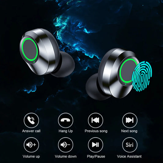 High-fidelity stereo sports Earphones with built-in microphone for HD calls