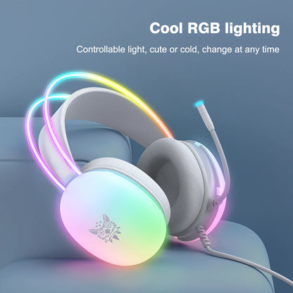 ONIKUMA RGB Gaming Headset, Mouse & Stand