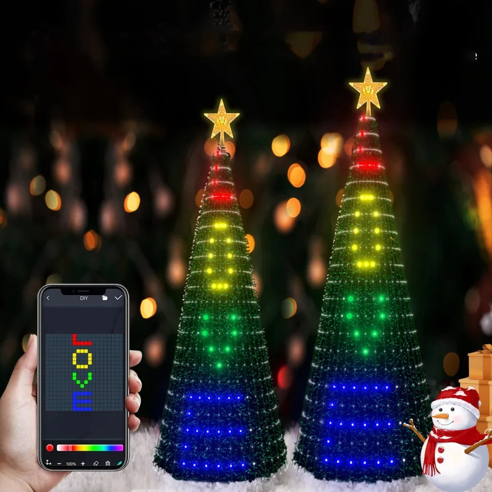 RGBIC Smart Christmas Tree Lights – 400 LED