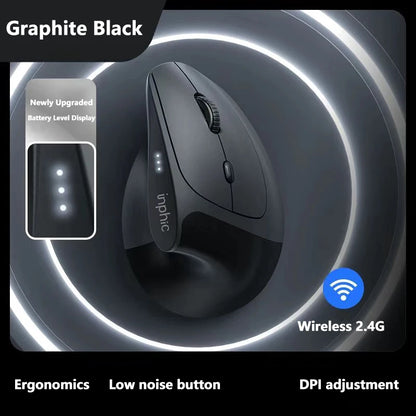 INPHIC X9 Pro Wireless Vertical Ergonomic Mouse
