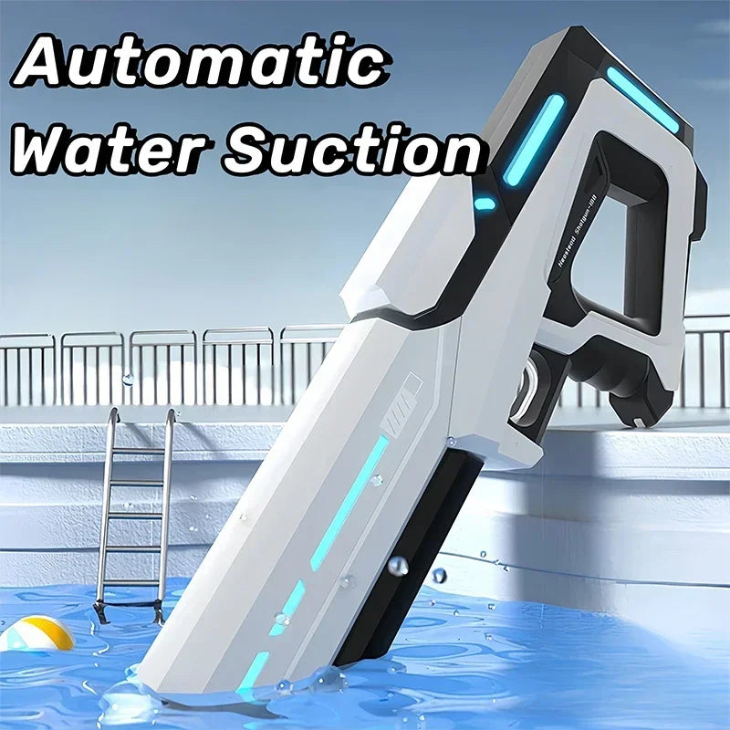 Electric Automatic Water Gun Toys Portable for Kids and Adults Summer Outdoor Fun
