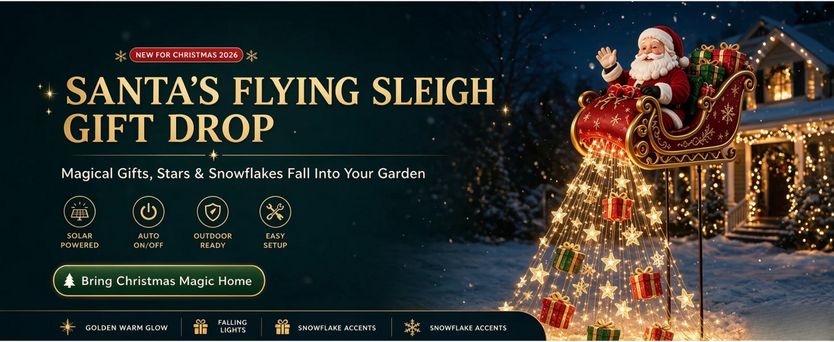 Snowman Starfall Christmas Garden Light