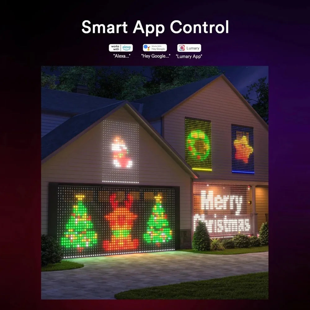 Smart RGB Christmas Curtain Lights