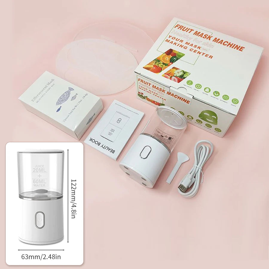 Face Mask Maker Machine Facial Treatment DIY Automatic Fruit Natural Vegetable Collagen Home Use Beauty Salon SPA beauty Device - Global Mix
