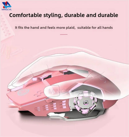 Rechargeable Wireless Gaming Mouse Bluetooth USB E-Sports Backlight