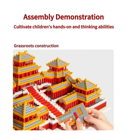 5186Pcs Chinese Architecture Mini Building Blocks Set for Adults - Educational Architectur
