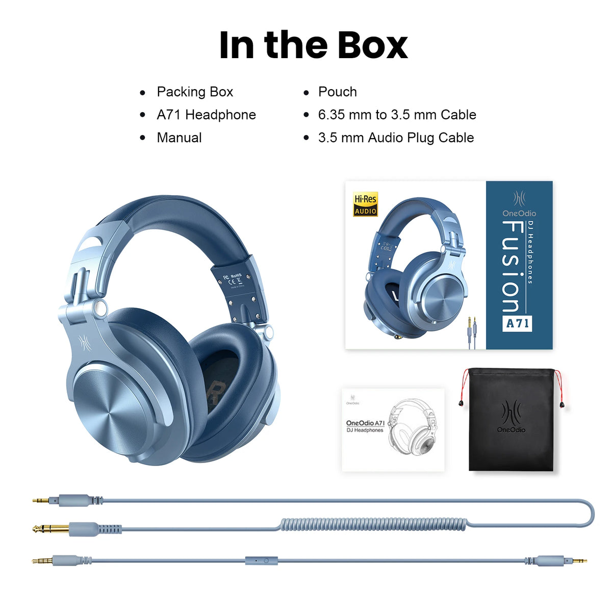 OneOdio A71 Wired Studio Headphones