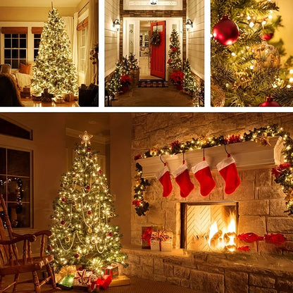 Outdoor Solar Christmas String Lights – 4 Pack