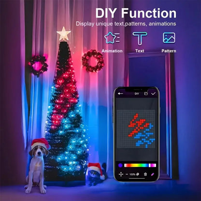 RGBIC Smart Christmas Tree Lights – 400 LED