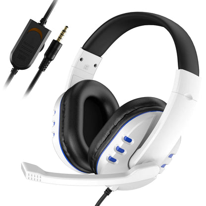 Headphones 3.5mm Wired Gaming Headset Earphones Music For PS4 Play Station 4 Game PC Chat computer With Microphone