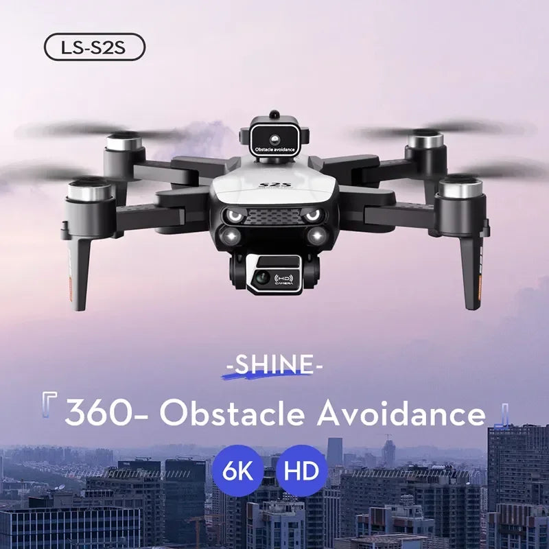 Drone 8K 5G GPS HD Aerial Photography Dual-Camera Omnidirectional Obstacle Brushless Avoidance Quadcopter